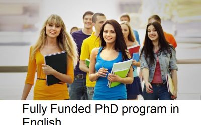 fully funded PhD program in English