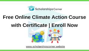 Free Online Climate Action Course with Certificate 2025 | Join the
